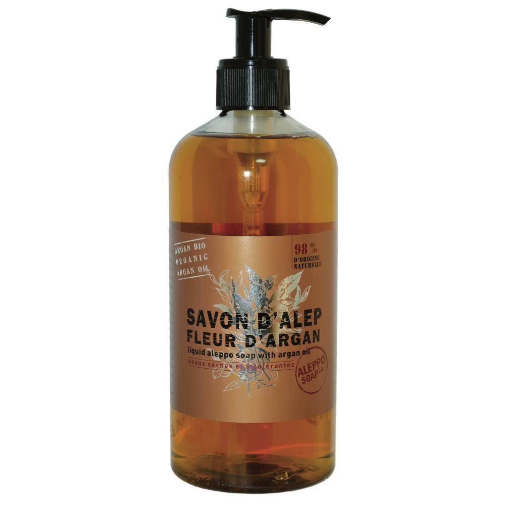 SAPONE ALEPPO LIQUIDO FIORI D'ARGAN 500ML