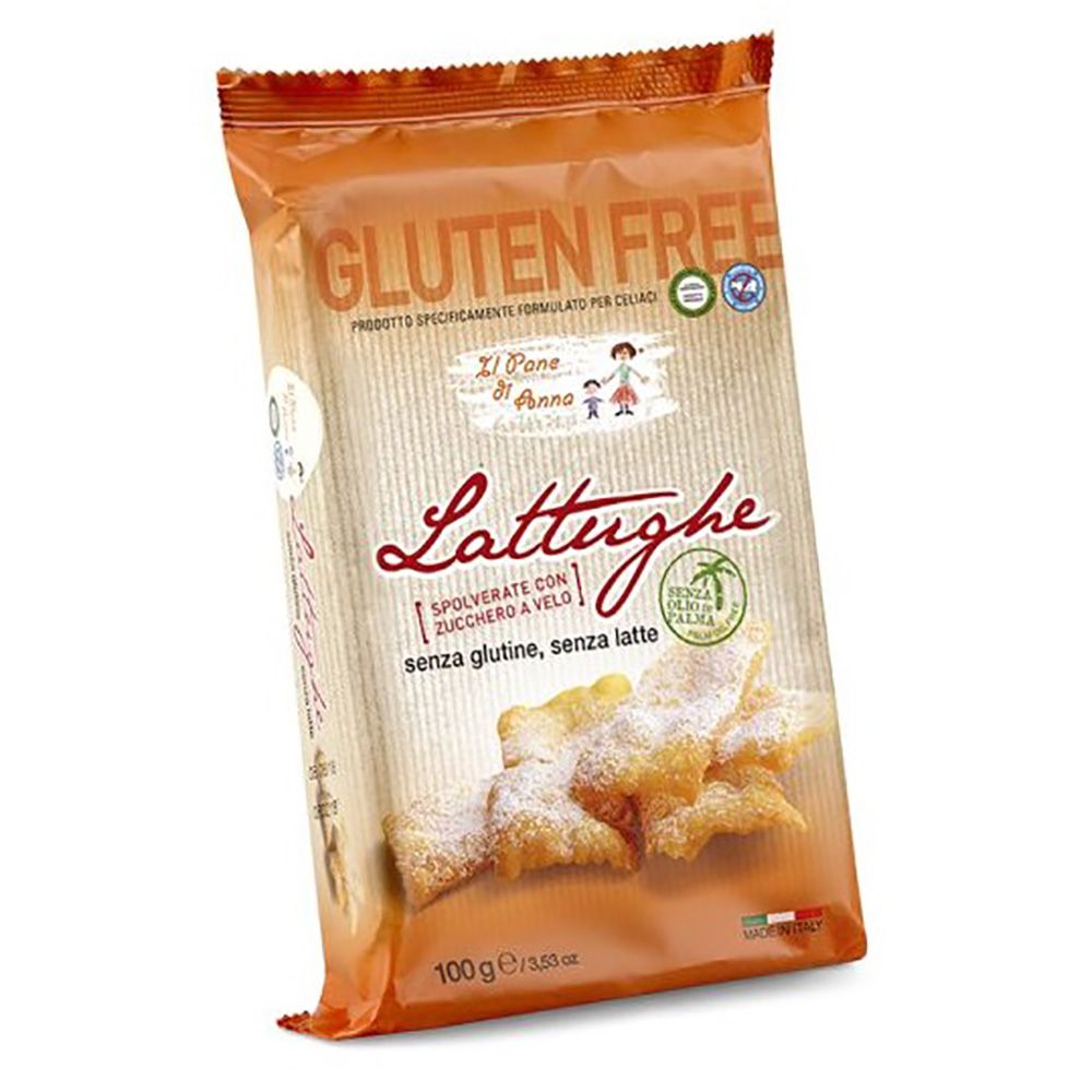 PANE ANNA CHIACCHIERE LATTUGHE SENZA GLUTINE E SENZA LATTOSIO 100GR