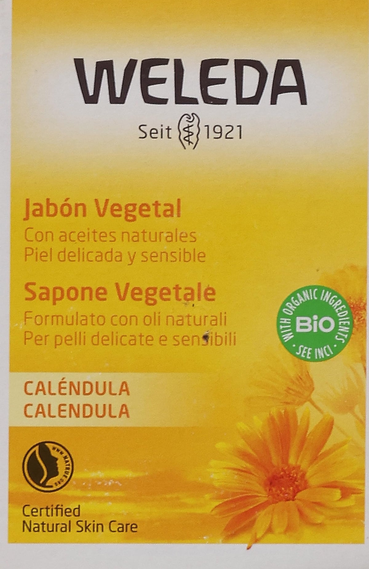 SAPONE VEGETALE CALENDULA 100 G