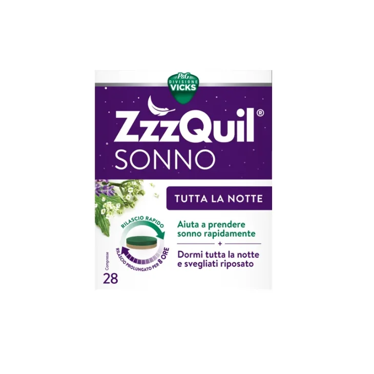 ZZZQUIL SONNO TUTTA 28CPR
