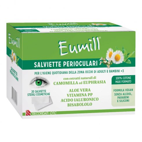 EUMILL SALVIETTE PERIOCULARI 25 SALVIETTE