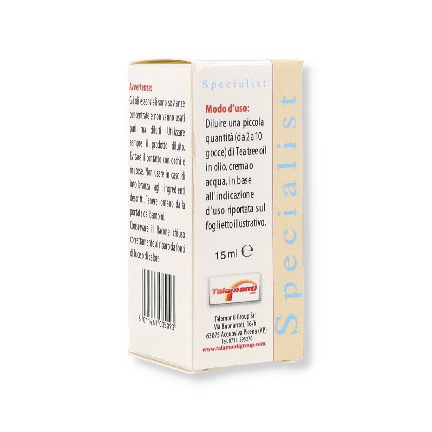 TEA TREE OIL ESS 15ML