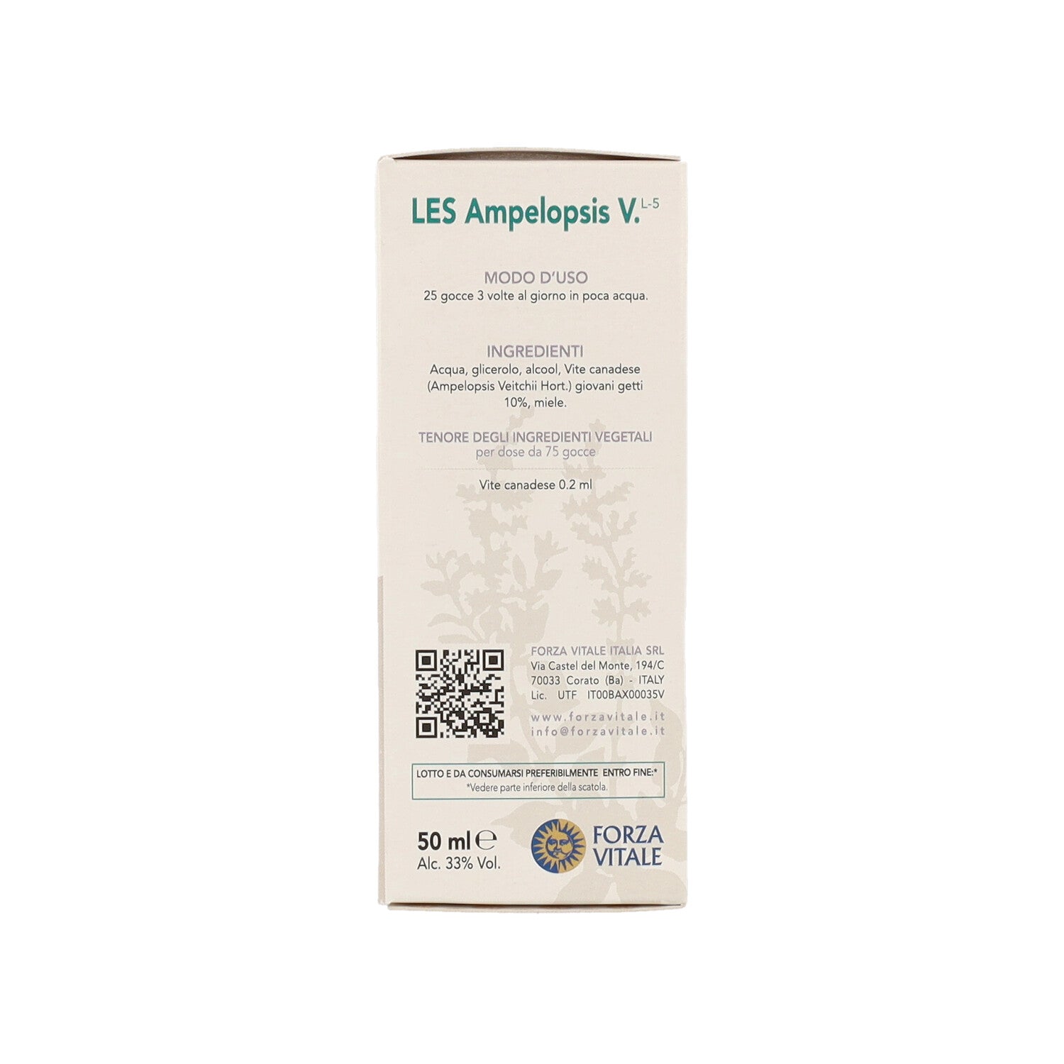 LES AMPELOPSIS WEITCHII GOCCE 50ml