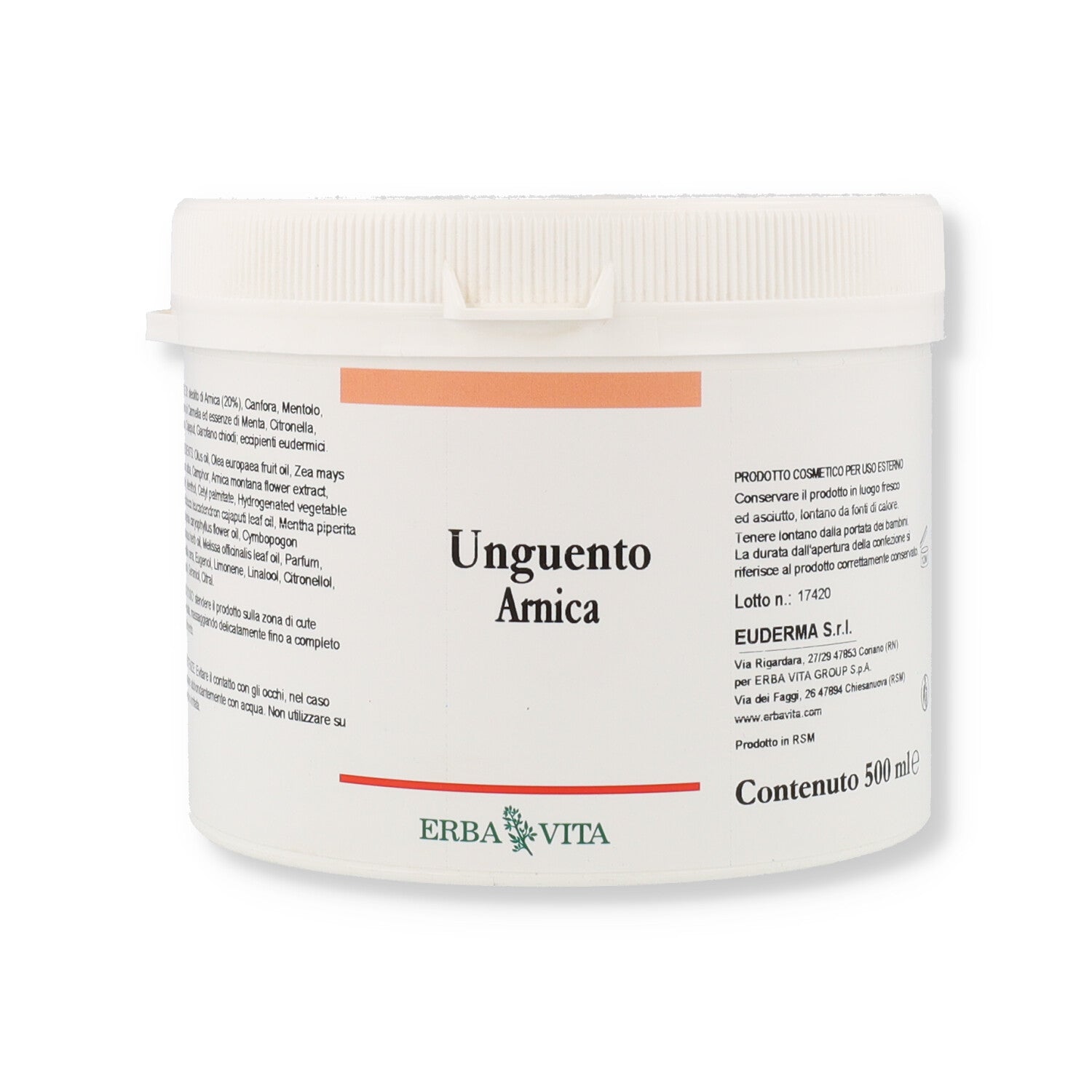 UNGUENTO ALL'ARNICA 500ML ERBAVITA