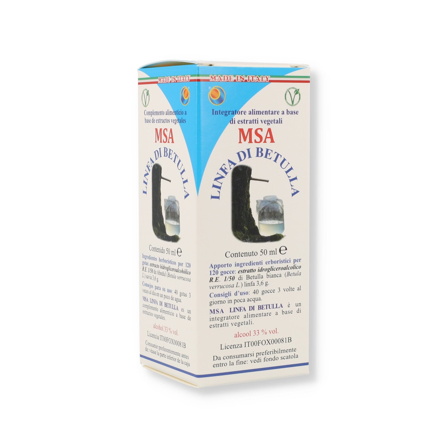 MSA LINFA BETULLA 50ML