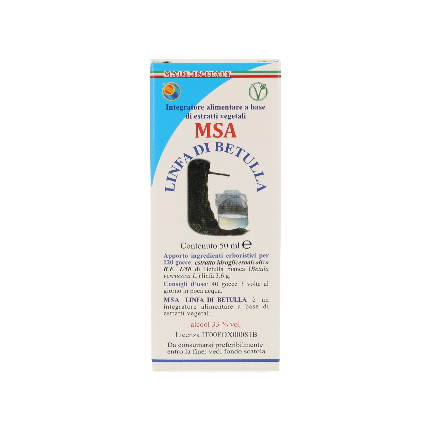 MSA LINFA BETULLA 50ML