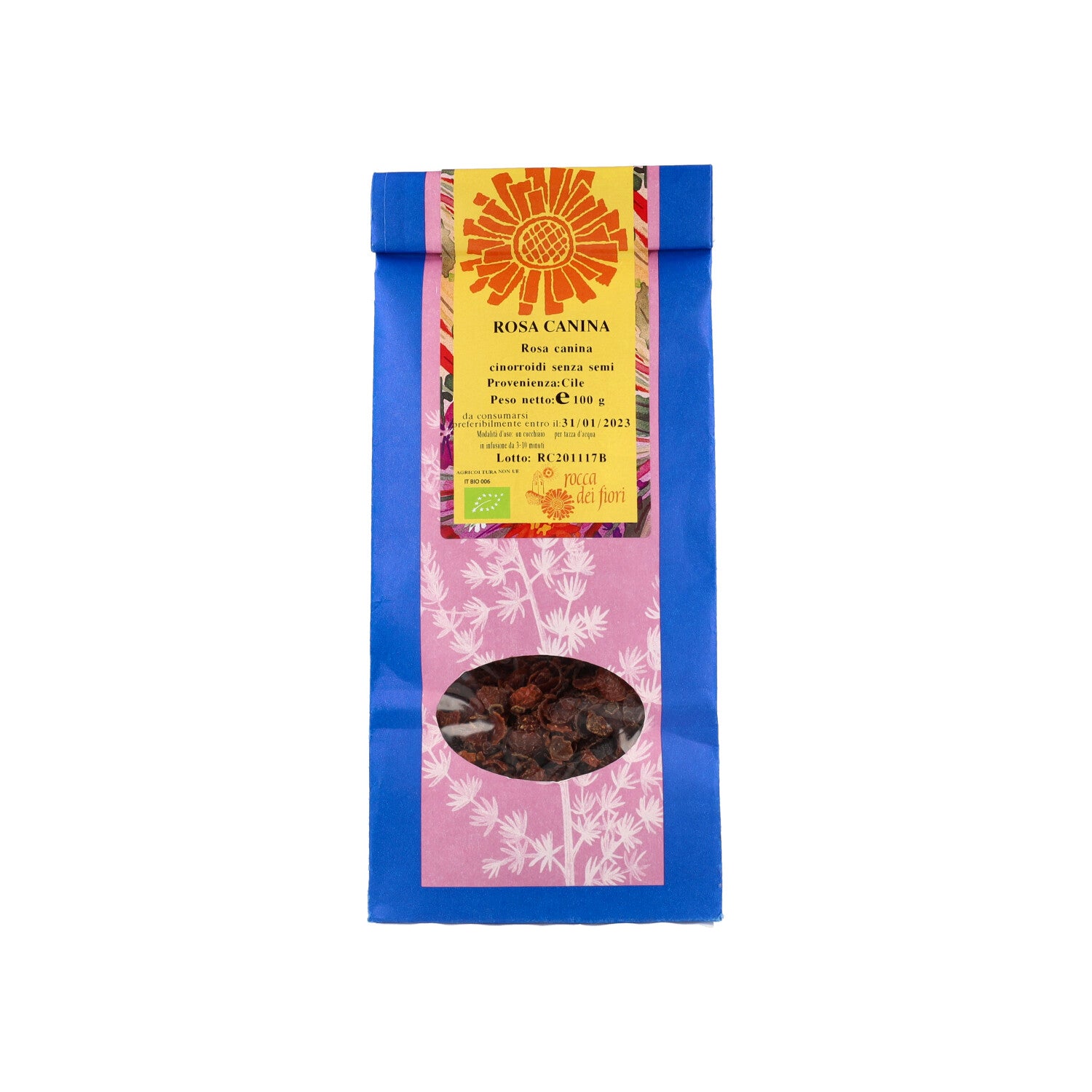 ROSA CANINA CINORROIDI SENZA SEMI 100G