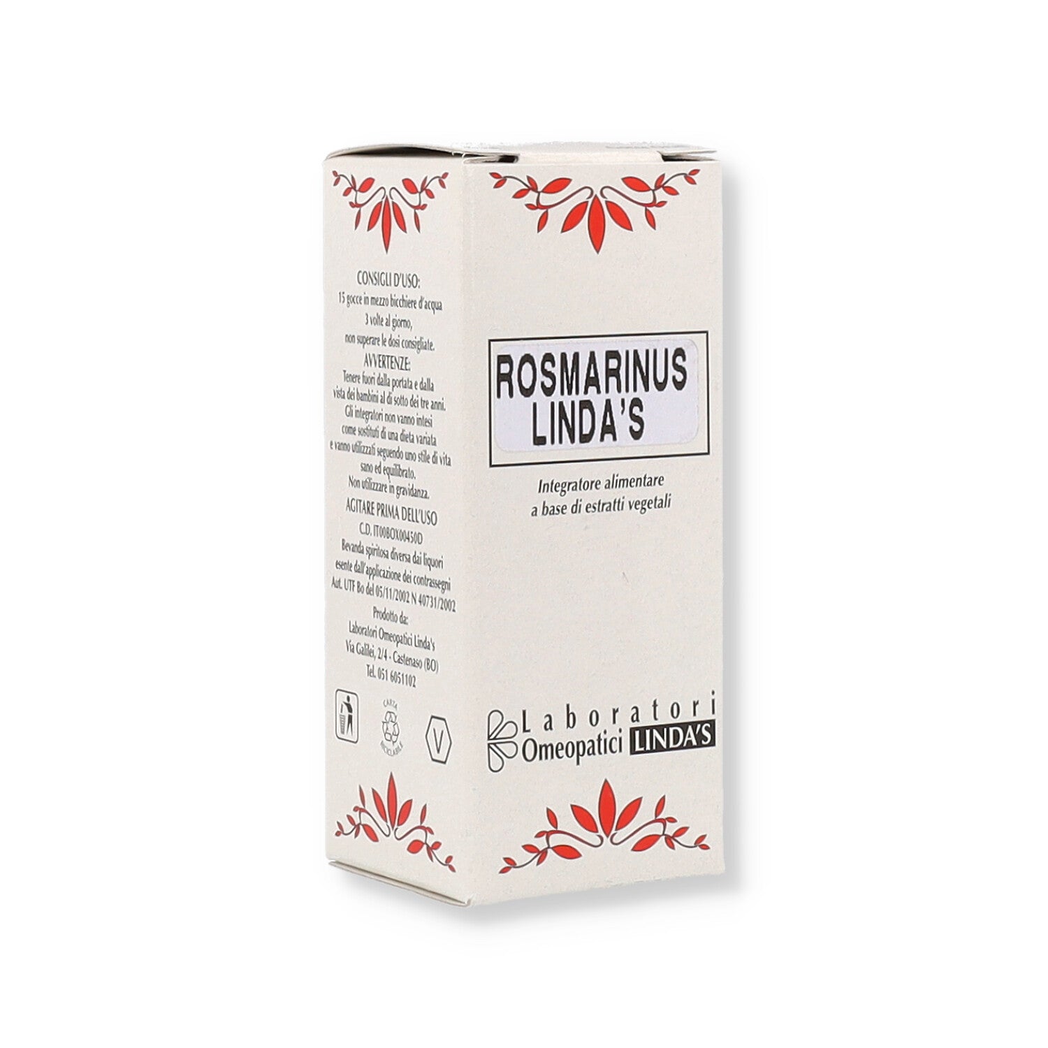 ROSMARINUS 30ML GTT LINDAS