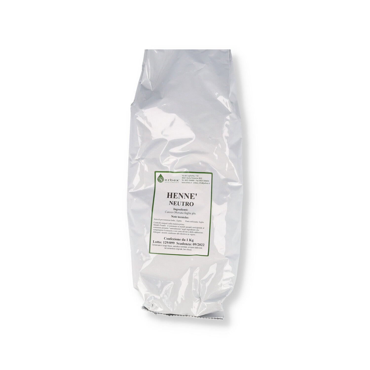 HENNE' NEUTRO 1KG ERBEX
