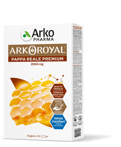 ARKOROYAL PAPPA REALE 2500MG SENZA ZUCCHERI 10FIALE