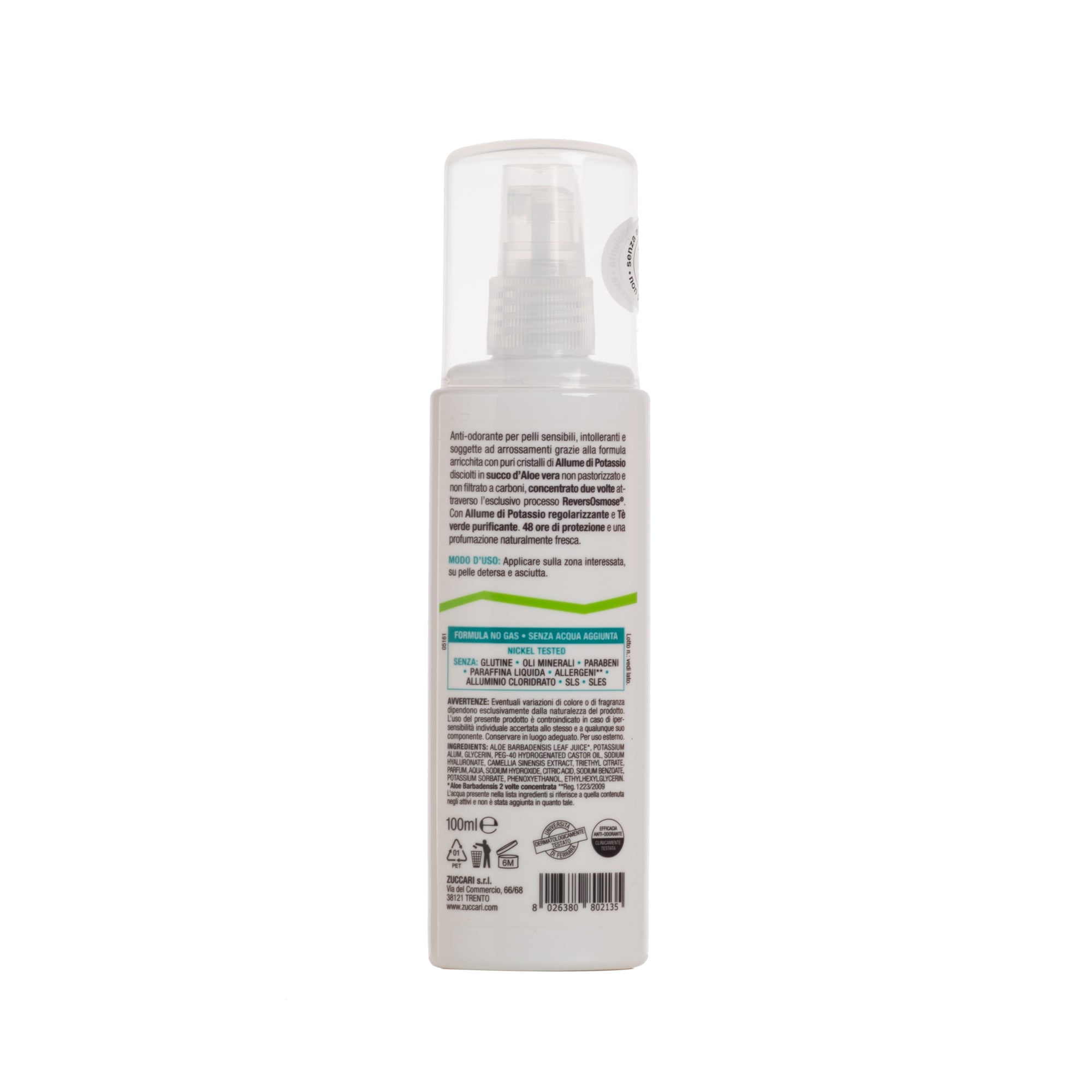 ALOEVERA2 ANTI ODORANTE PIETRA LIQUIDA 100ML