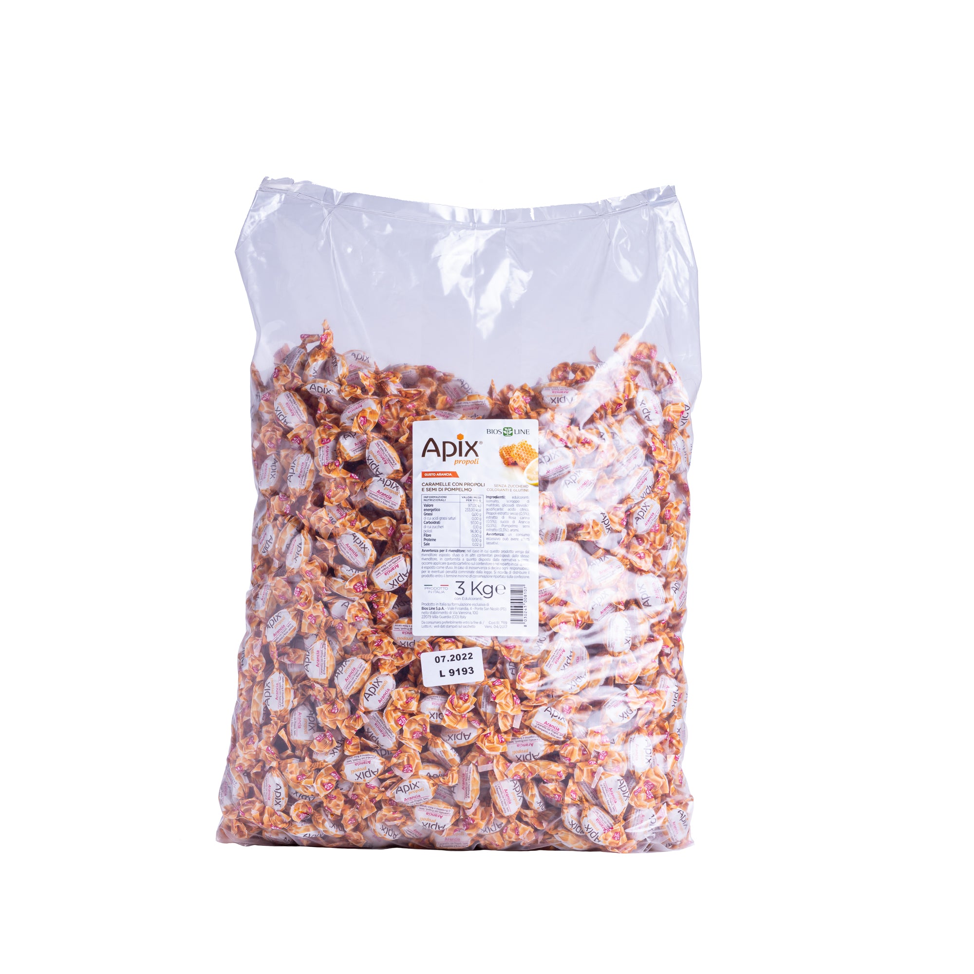 APIX CARAMELLE ARANCIA 3 kg