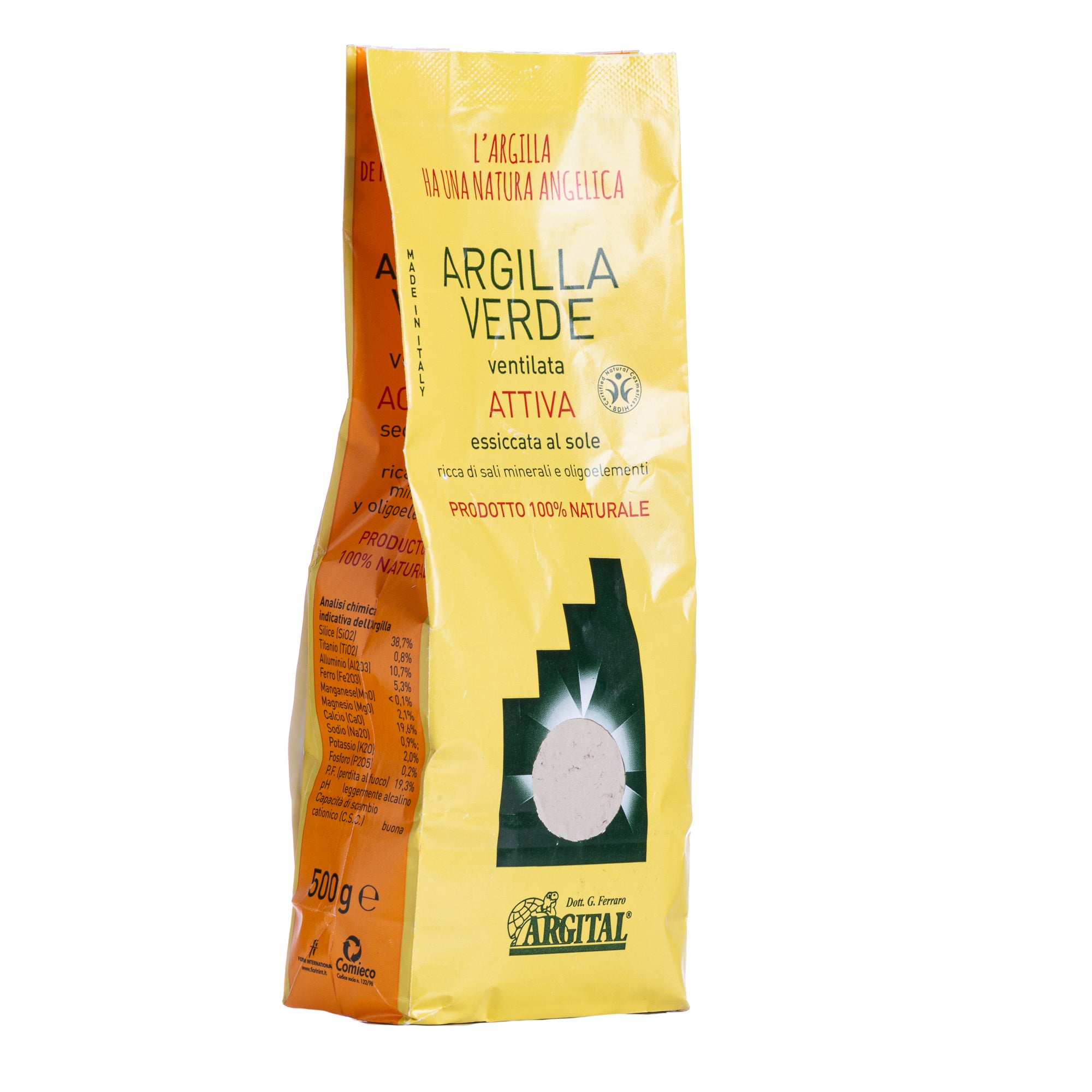 ARGILLA VERDE VENTILATA ATTIVATA 500GR