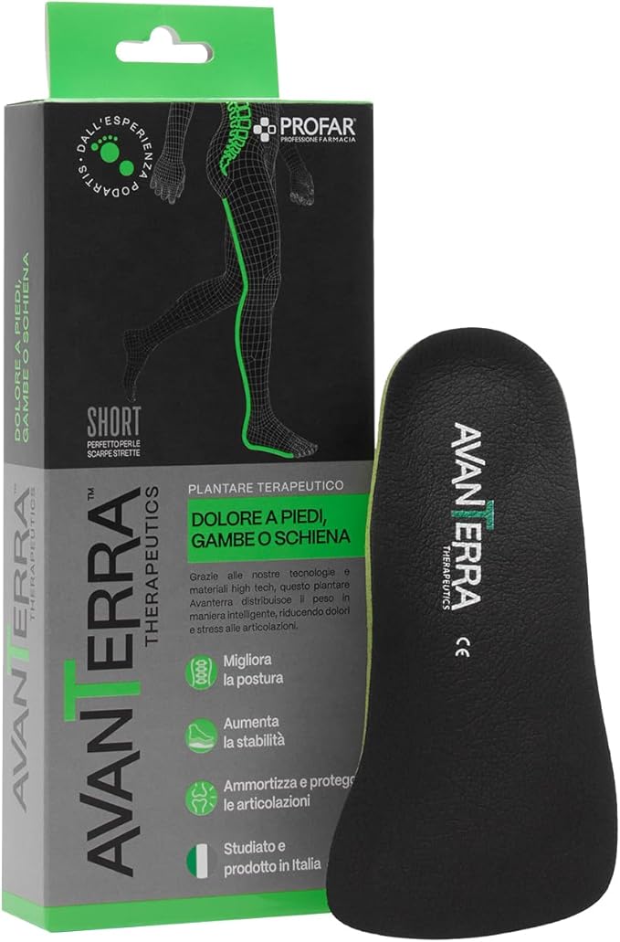 AVANTERRA DOLORE A PIEDI GAMBE O SCHIENA CORTO 37/38