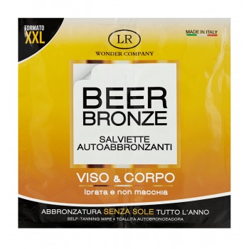 BEER BRONZE SALVIETTE AUTOABBRONZANTI