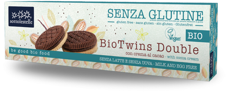 BIOTWINS DOUBLE BIO CON CREMA AL CACAO