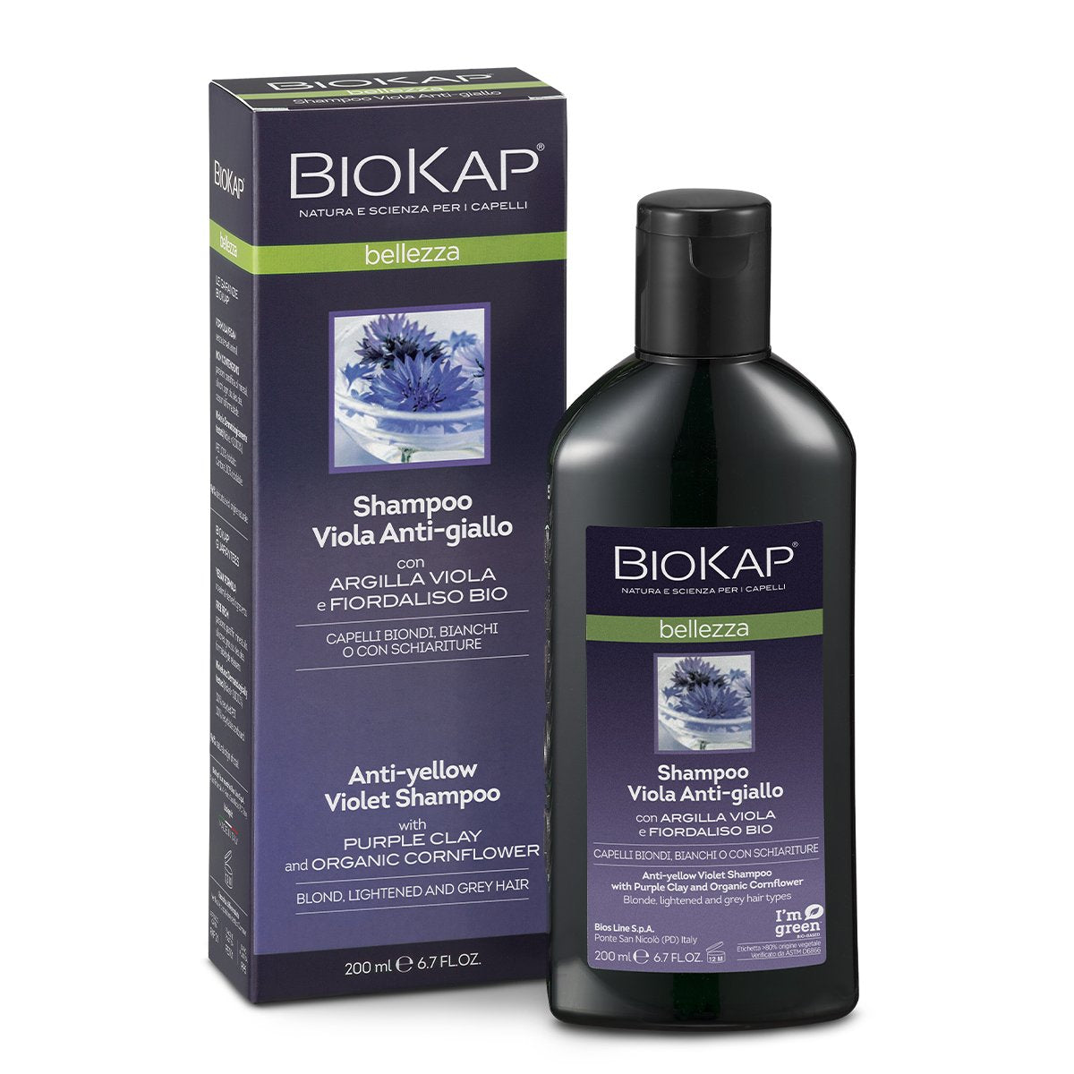 BIOKAP SHAMPOO VIOLA ANTIGIALLO 200ML