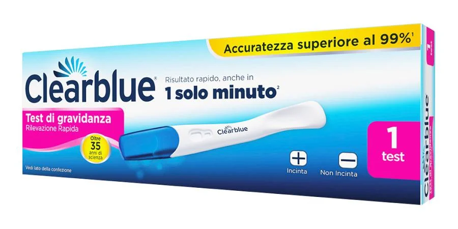 CLEARBLUE TEST GRAVIDANZA RILEVAZIONE RAPIDA