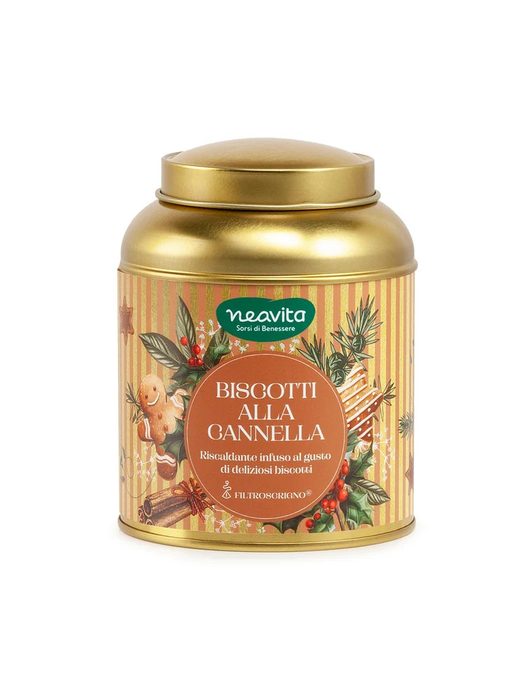 INFUSO BISCOTTI ALLA CANNELLA 12 FILTRI IN CADDY NEAVITA
