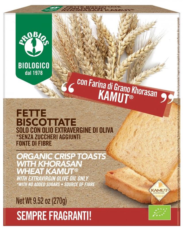 FETTE BISCOTTATE KAMUT SENZA ZUCCHERO 270G