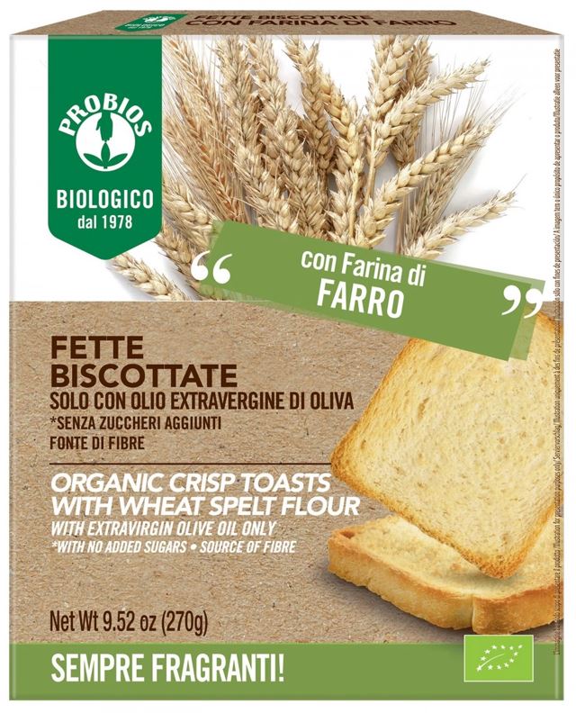 FETTE BISCOTTATE FARRO SENZA ZUCCHERI 270G