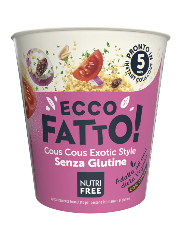NUTRIFREE ECCO FATTO! COUS COUS EXOTIC STYLE 70G