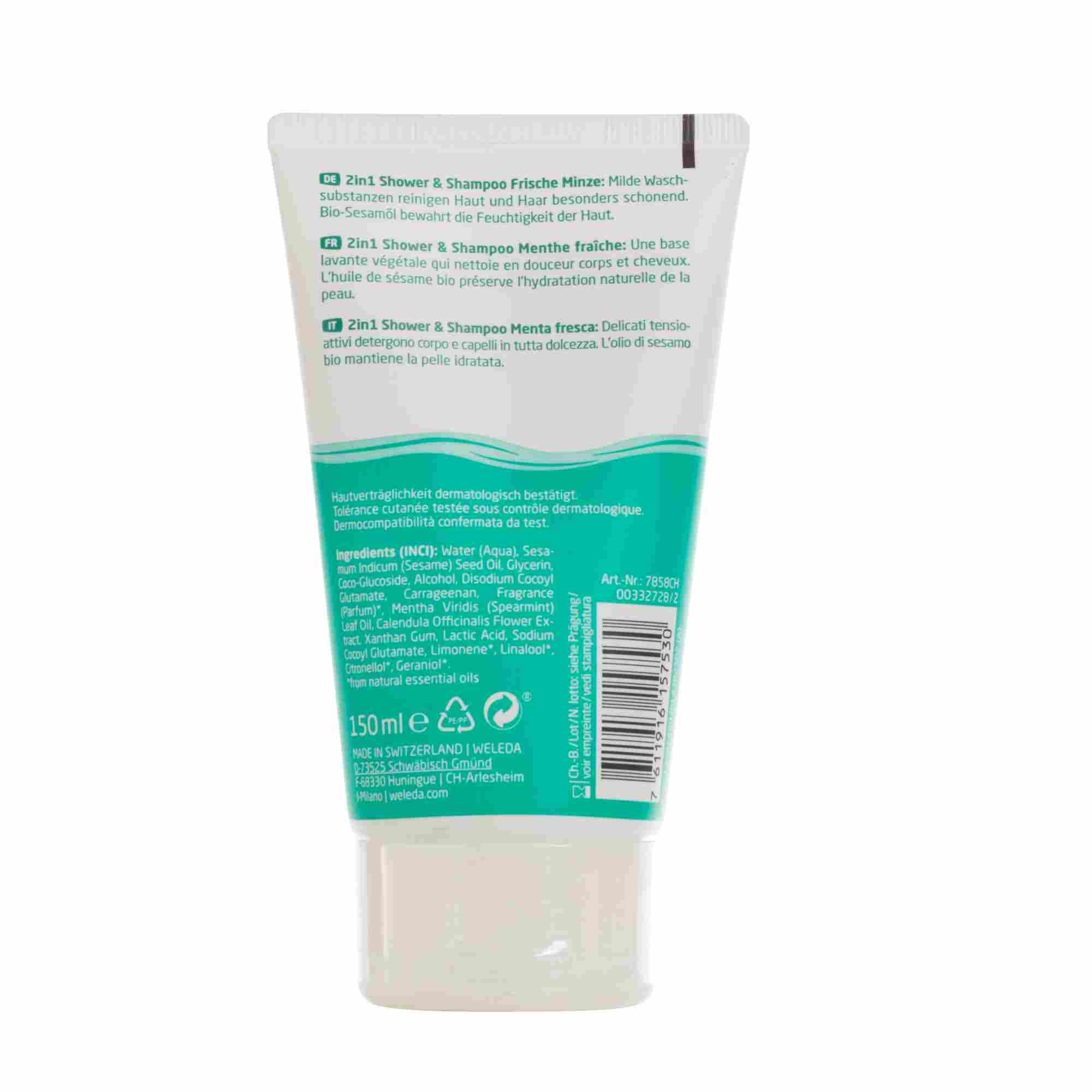 DOCCIA SHAMPOO MENTA FRESCA 150ML