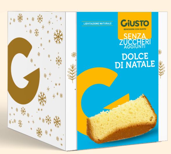 DOLCE NATALIZIO PANDORO SENZA ZUCCHERI 650G GIUSTO