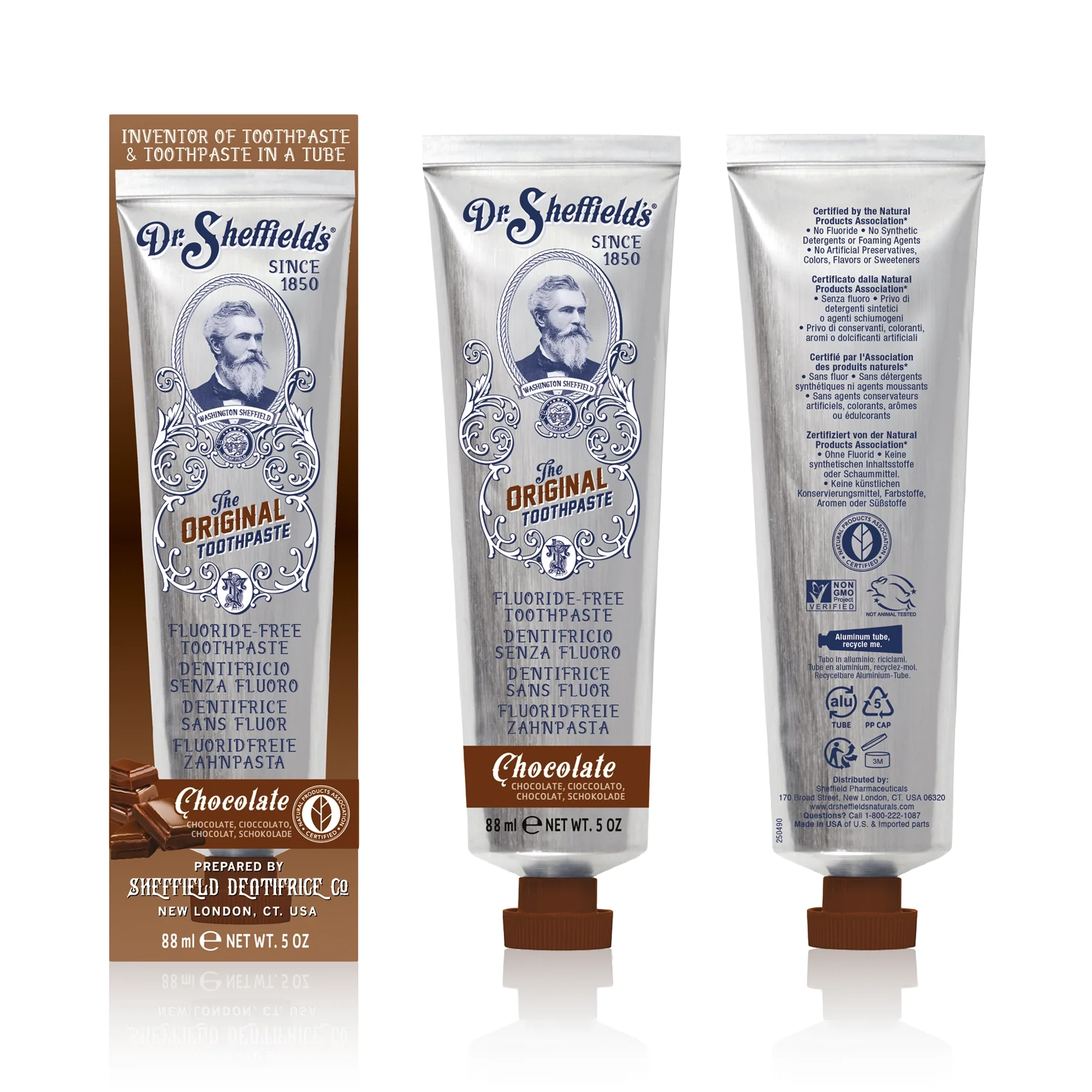 DR SHEFFIELD'S DENTIFRICIO CIOCCOLATO 88ML