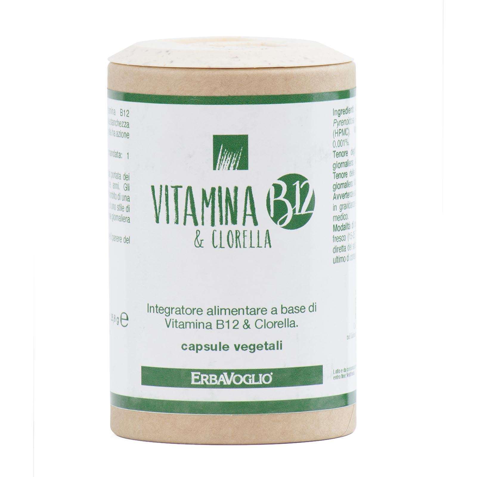 VITAMINA B12+CLORELLA 60CPS