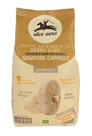 ALCE NERO FARINA INTEGRALE SENATORE CAPPELLI 500G