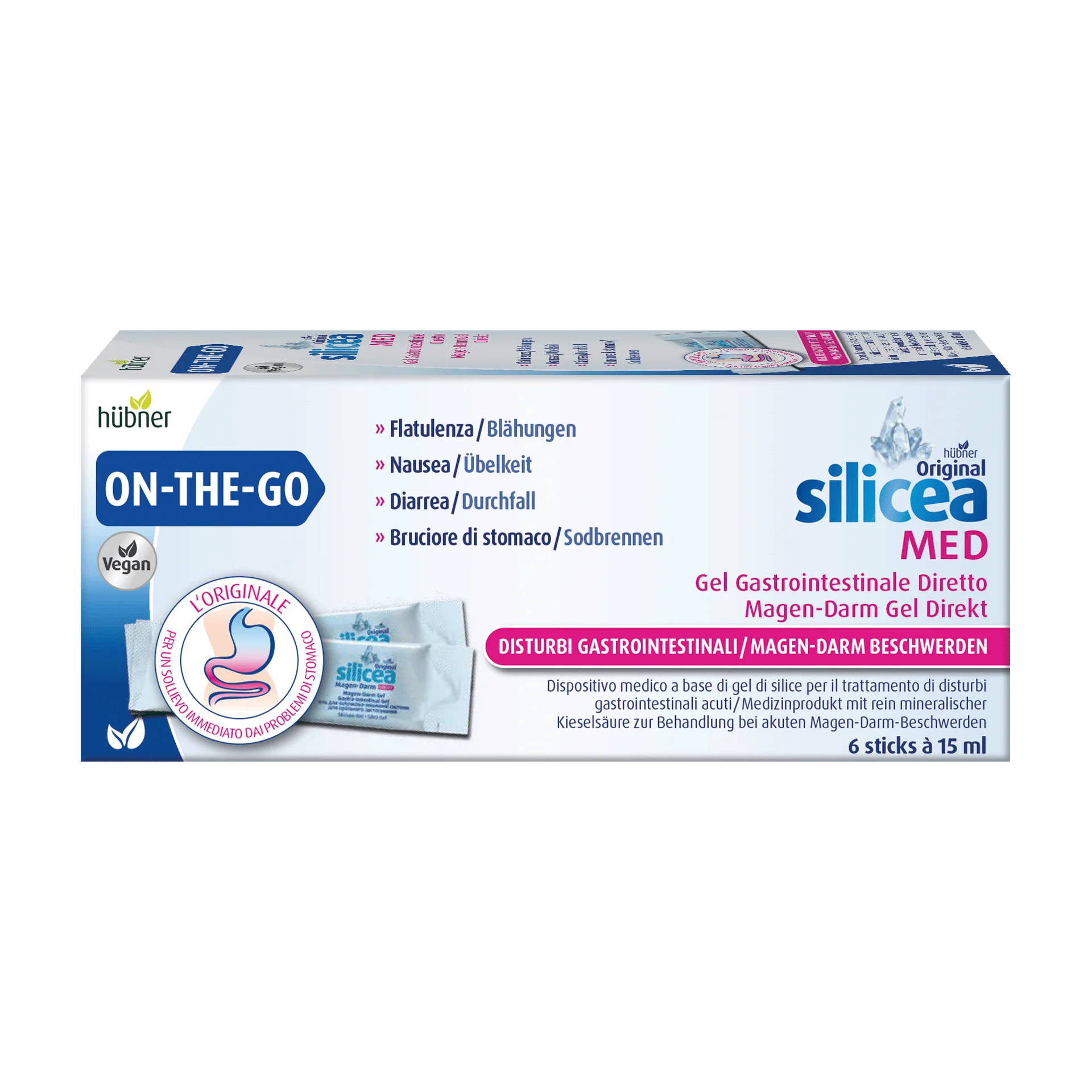 HUBNER SILICEA MED GASTRO GEL 6BUSTE
