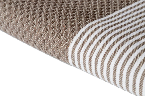 TELO HAMMAM CEMENTO RIGA STRETTA  100%COTONE