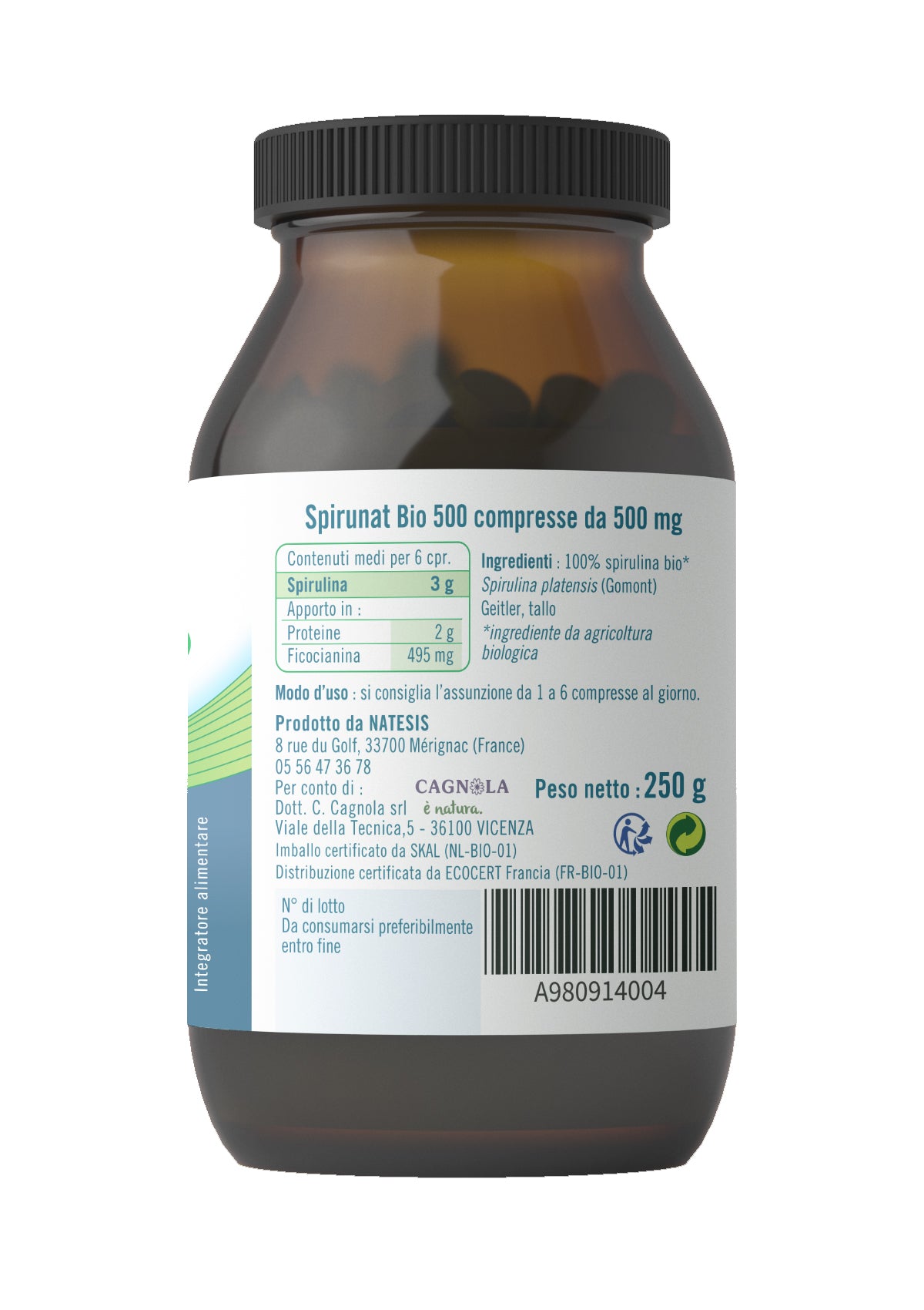 SPIRUNAT BIO 500 CPS