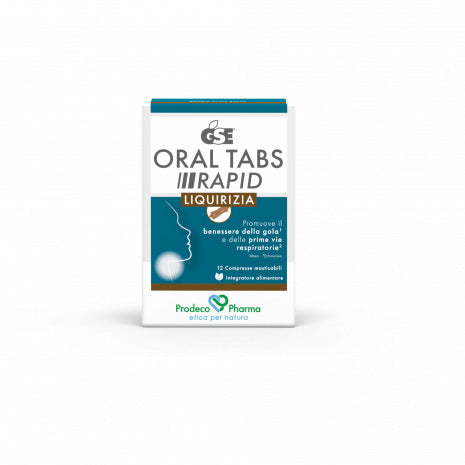 GSE ORAL TABS RAPID LIQUIRIZIA 12CPR