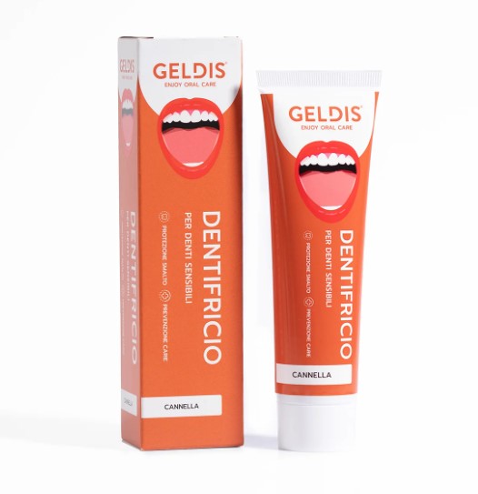 GELDIS DENTIFRICIO PER DENTI SENSIBILI ALLA CANNELLA 100ML