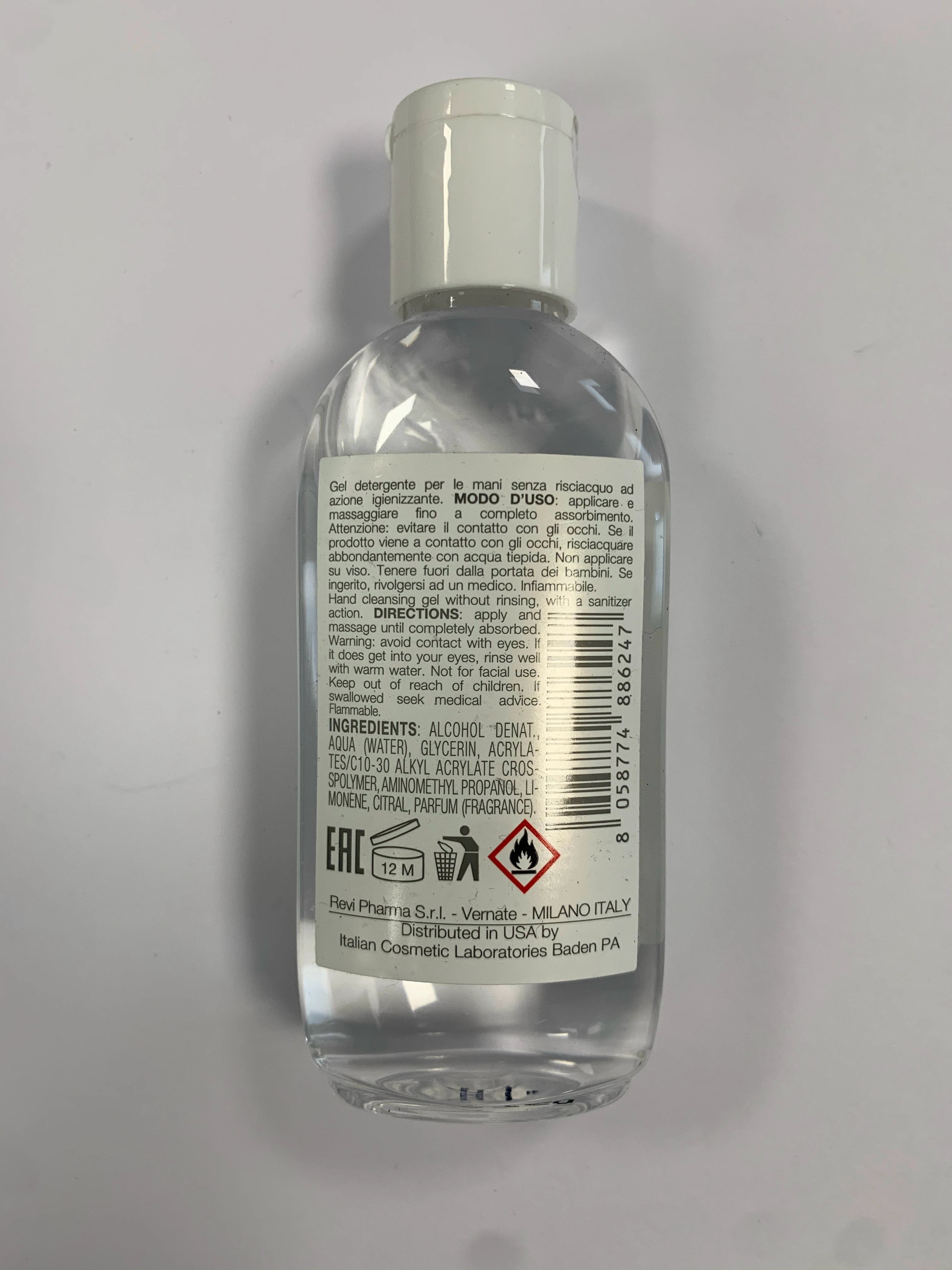 FLOSE HAND CLEANSER GEL IGIENIZZANTE