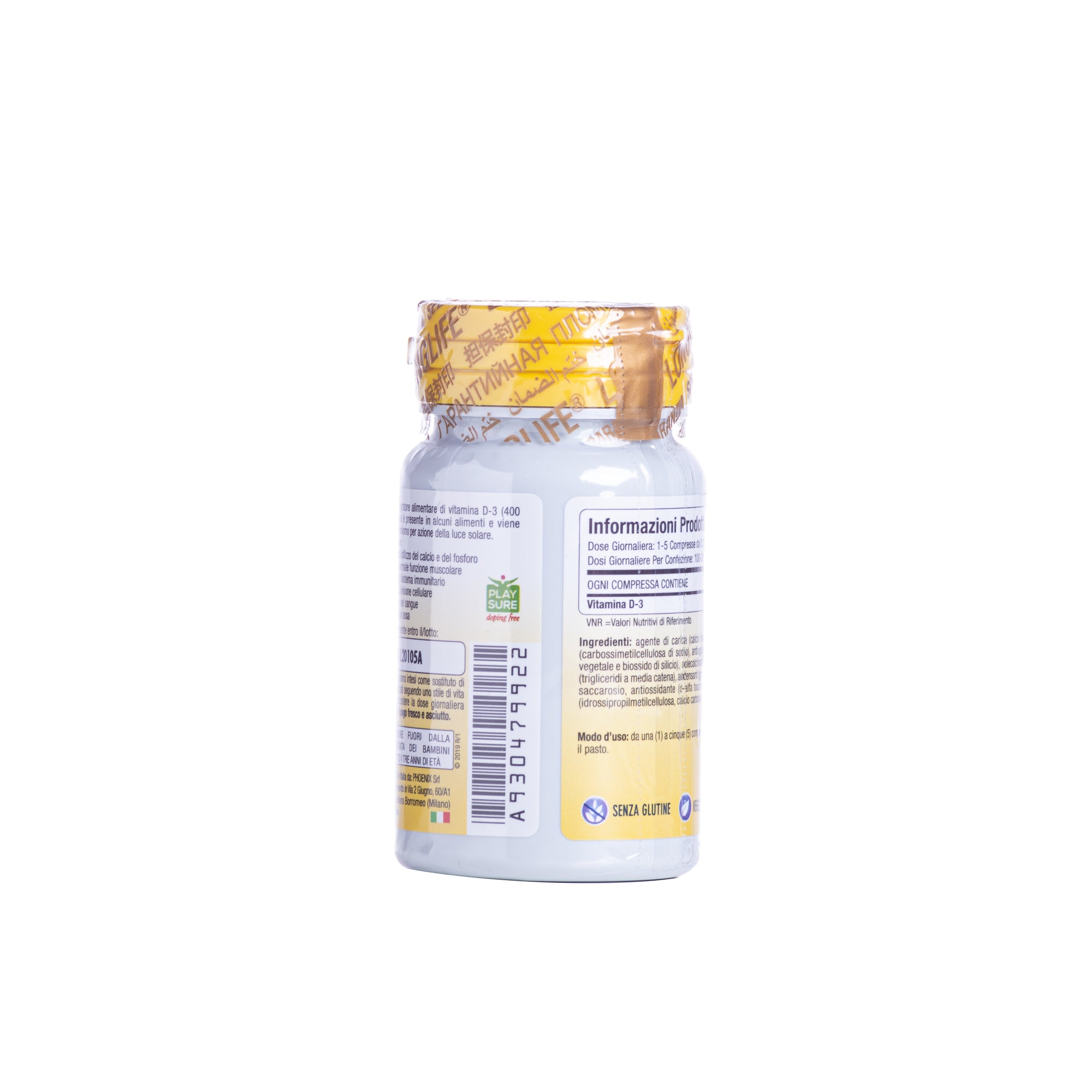 LONGLIFE VITAMINA D3 400UI