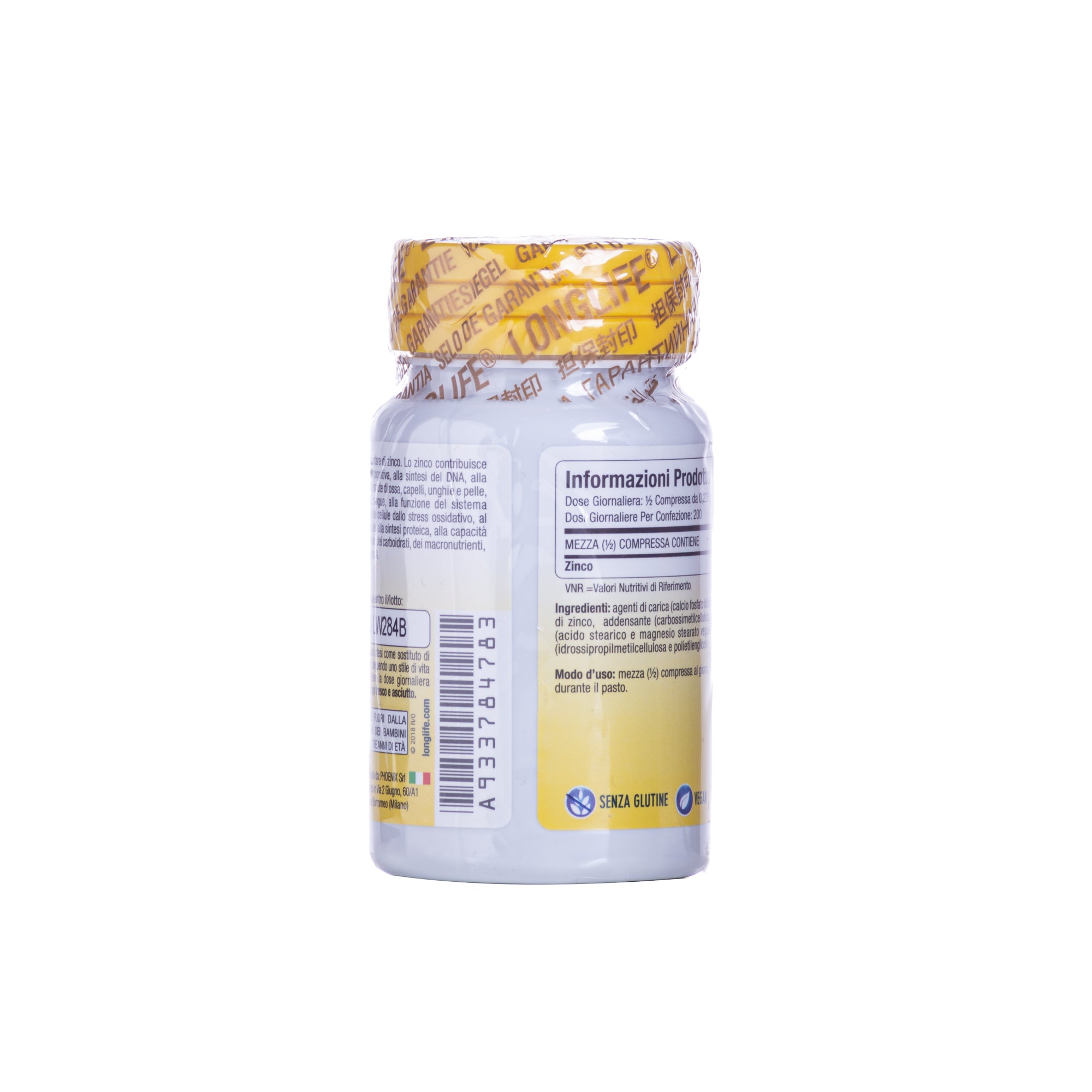 LONGLIFE ZINC 25 MG