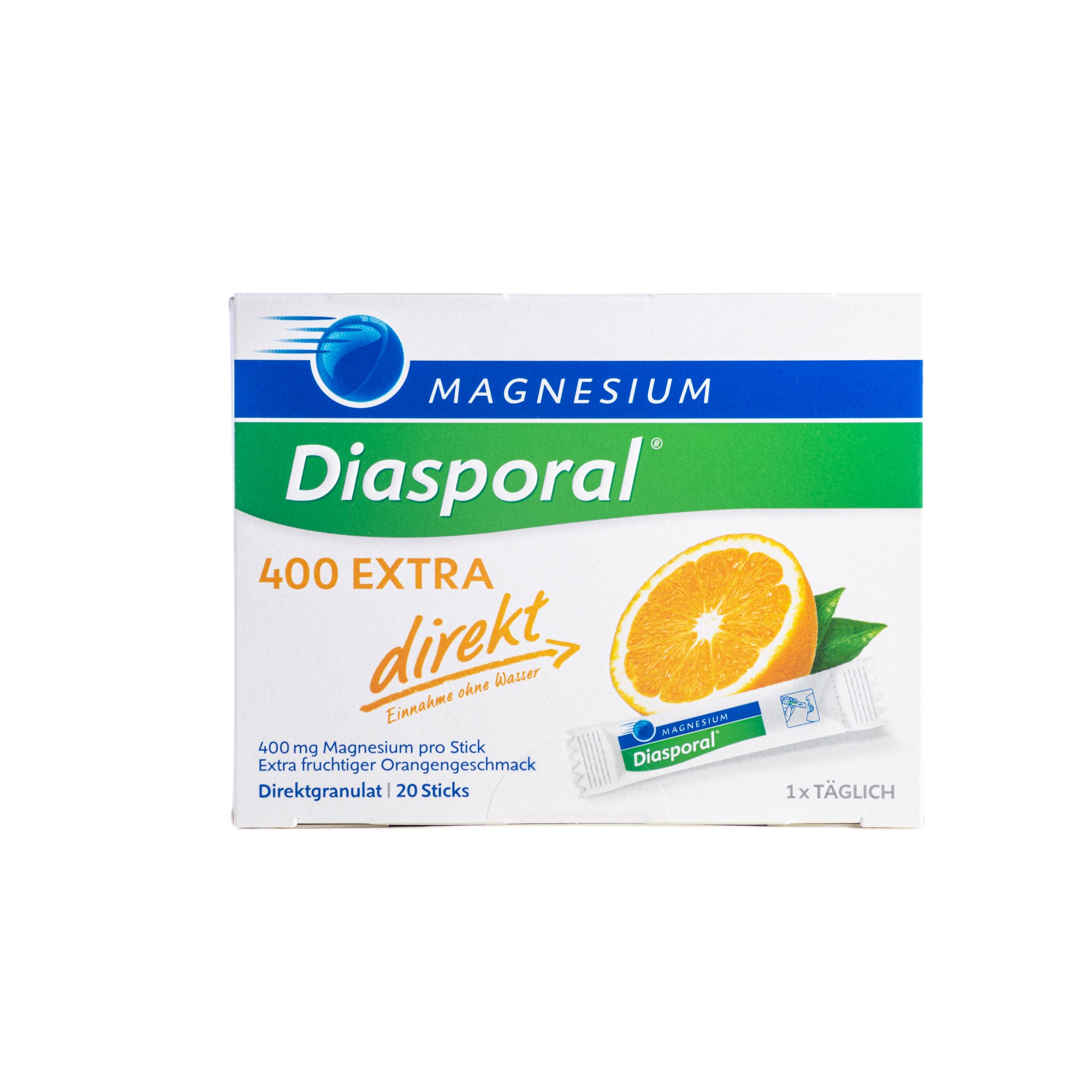 MAGNESIUM DIASPORAL 400 EXTRA DIREKT 20 STICK