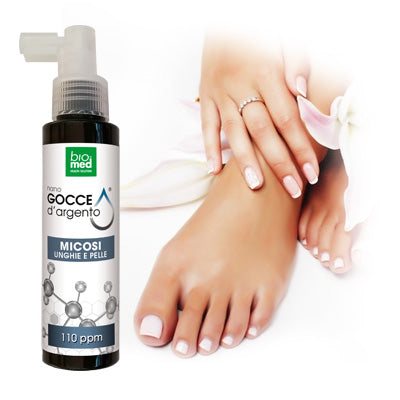 NANO GOCCE D'ARGENTO MICOSI UNGHIE E PELLE