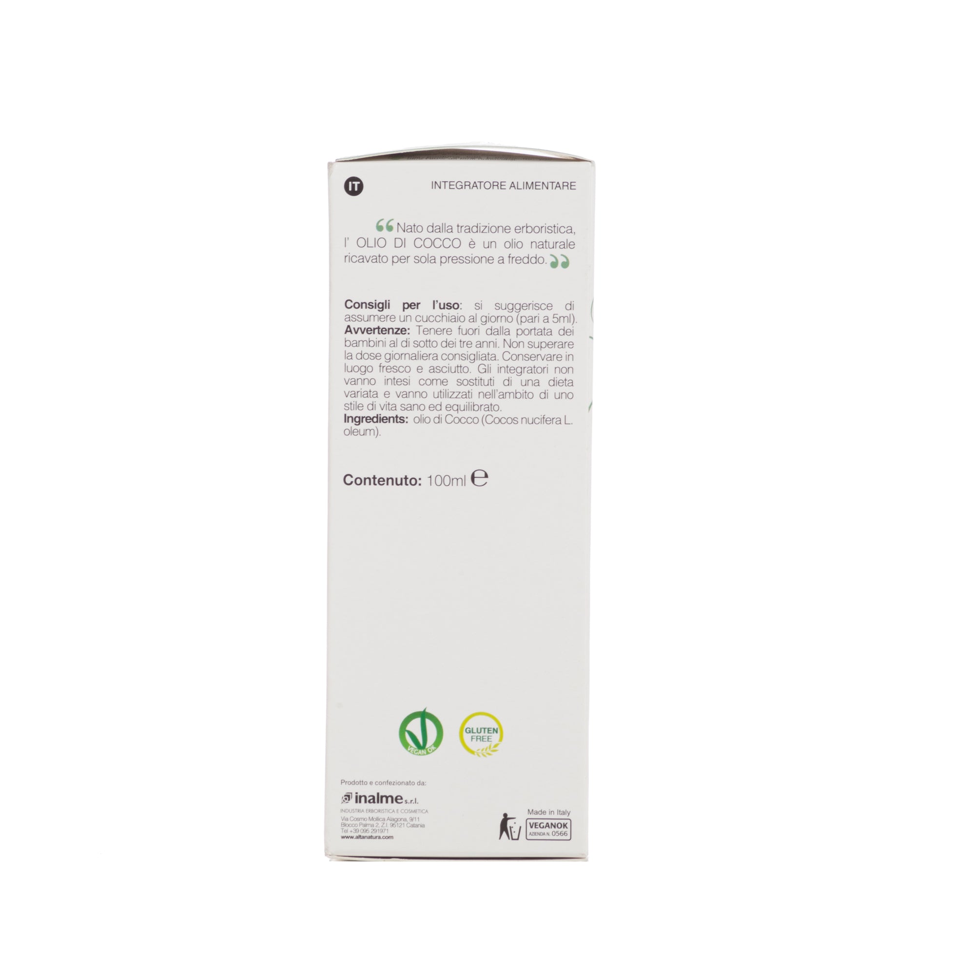 OLIO DI COCCO 100 ML
