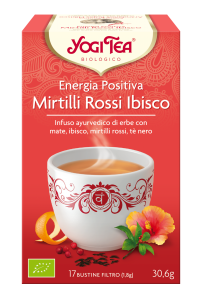 YOGI TEA ENERGIA POSITIVA MIRTILLI IBISCO 17 FILTRI