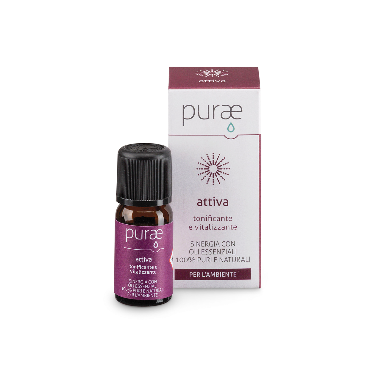 PURAE SINERGIA OLI ESSENZIALI ATTIVA 10 ML