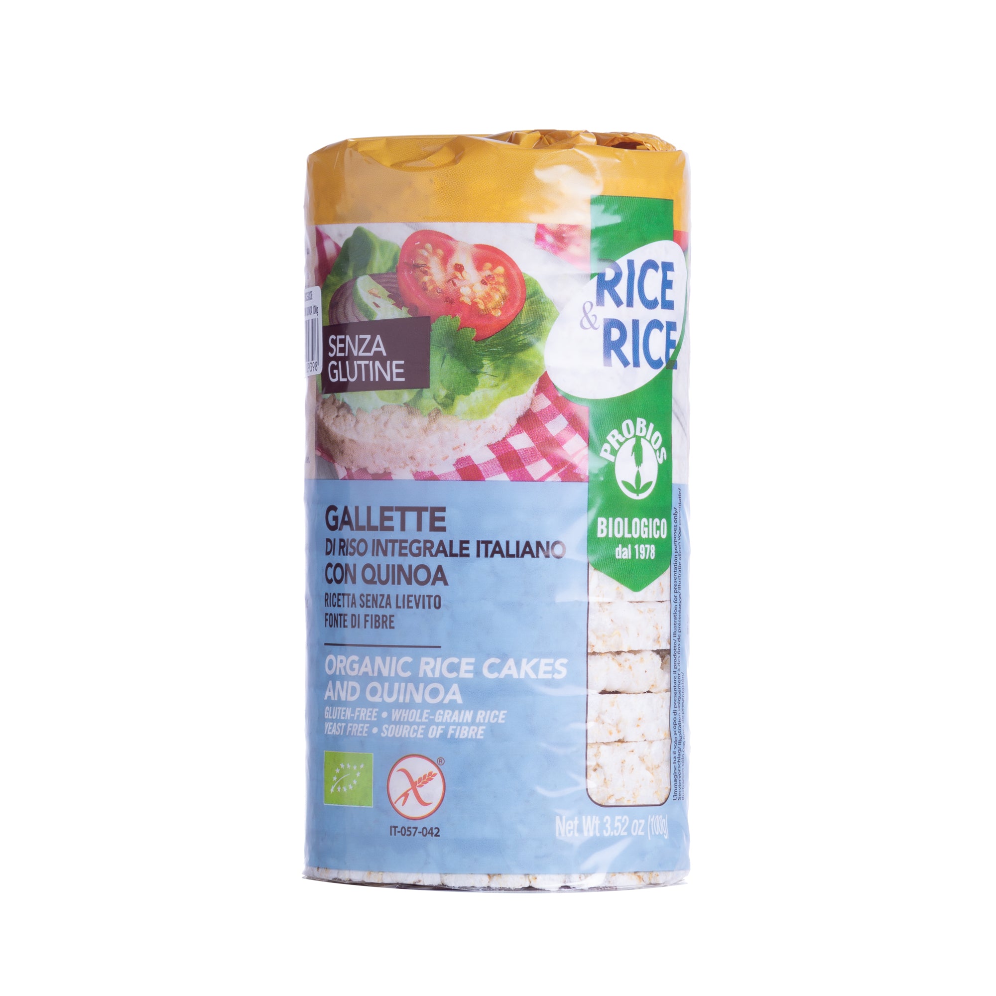 RICE & RICE GALLETTE DI RISO QUINOA 100G