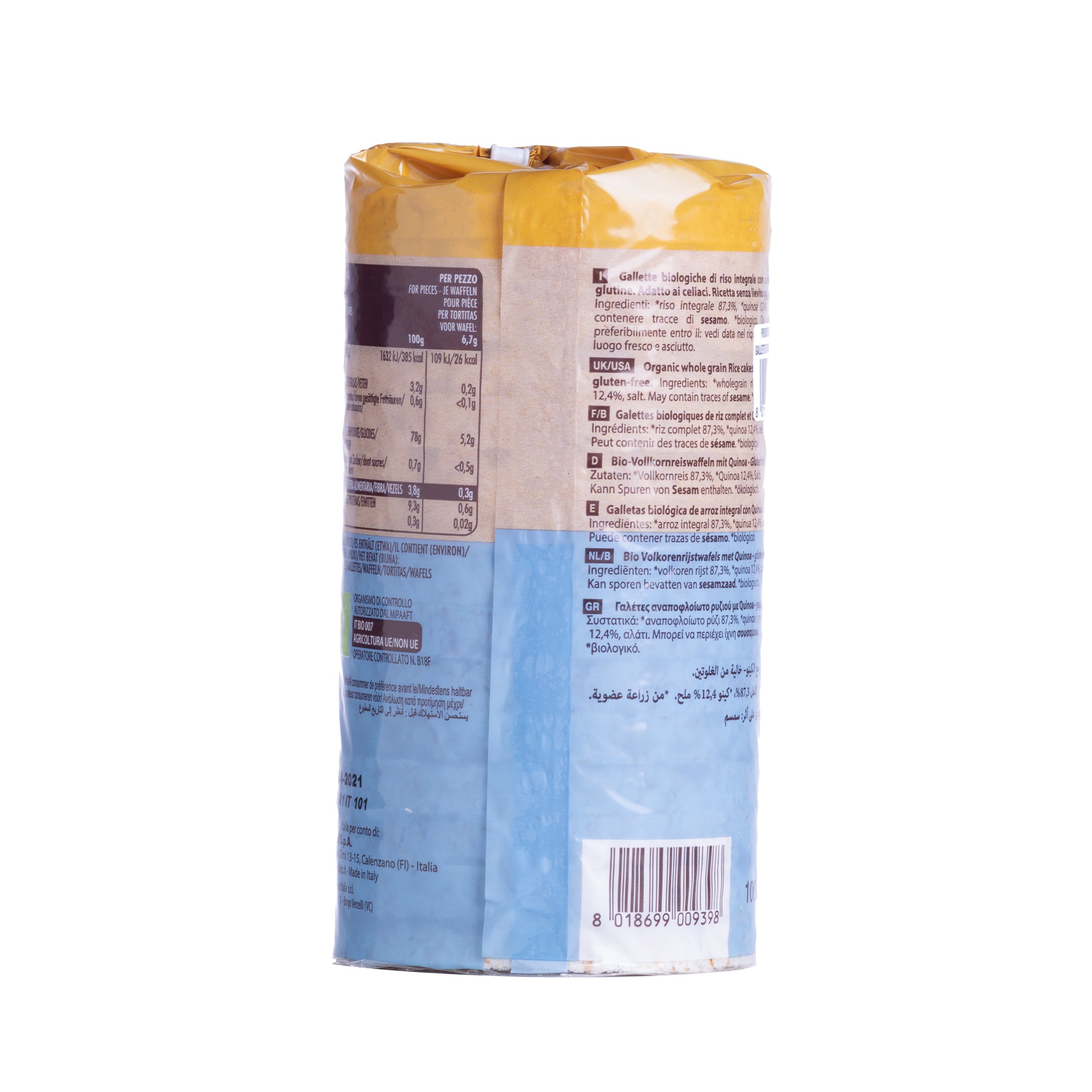 RICE & RICE GALLETTE DI RISO QUINOA 100G
