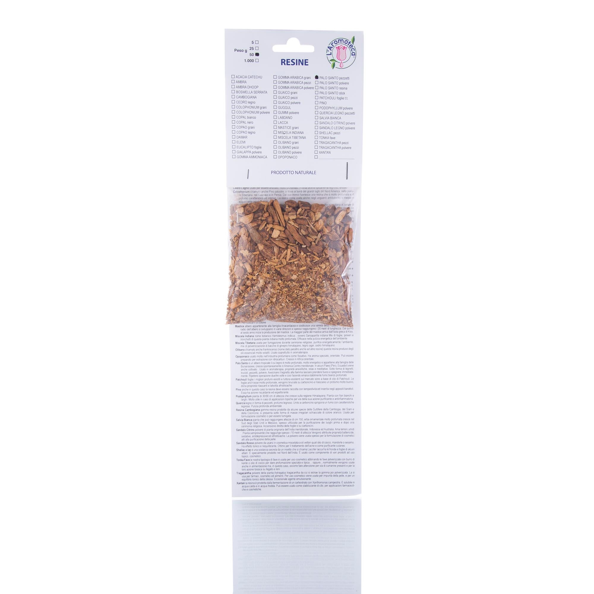 PALO SANTO (INCENSO) PEZZETTI 50GR