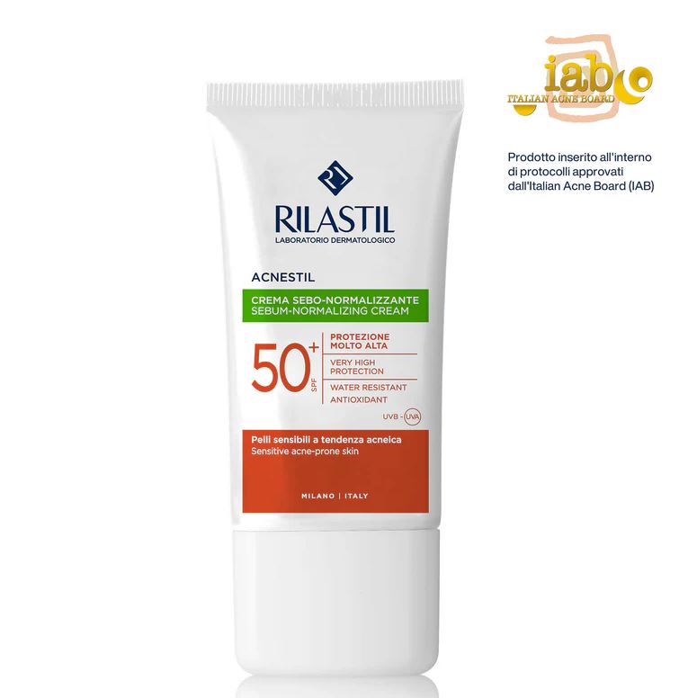 RILASTIL SUN ACNESTIL CREMA SEBO NORMALIZZANTE SOLARE SPF50+  40ML