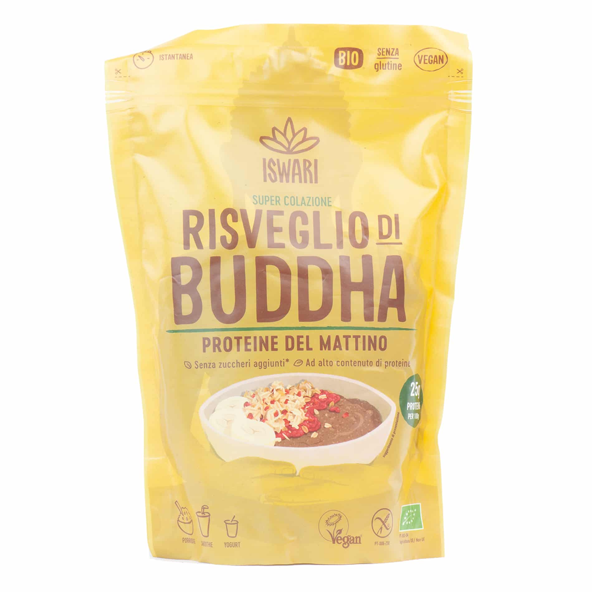 ISWARI RISVEGLIO DI BUDDHA PROTEINE DEL MATTINO 300G