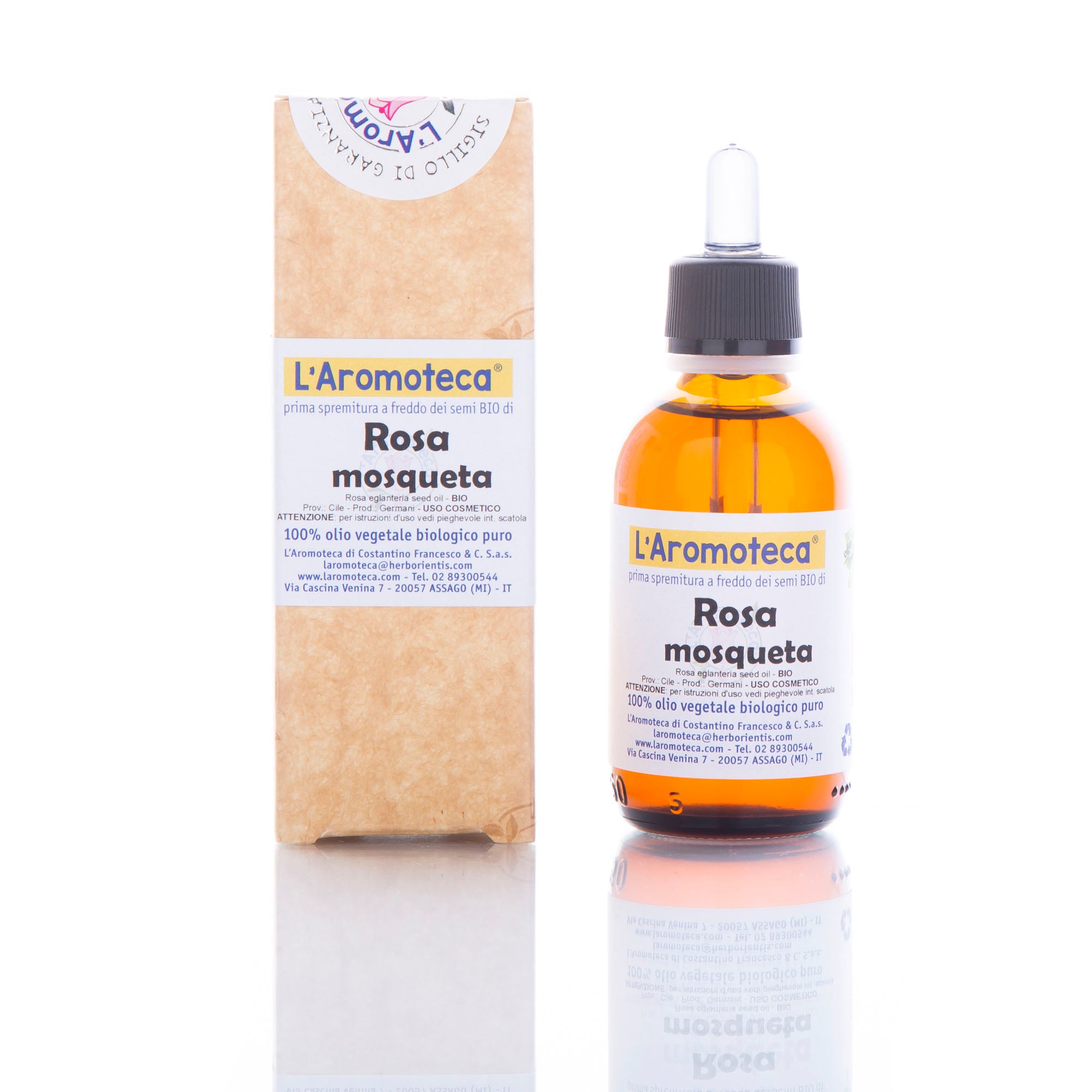 OLIO VEGETALE ROSA MOSQUETA BIO OLIO 50ML